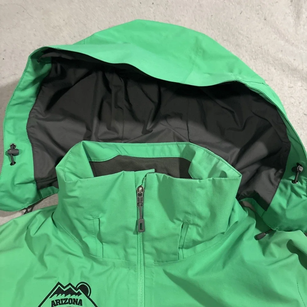 Patagonia Mens Jacket Front Country Small Green Gore Tex Rare - Picture 3 of 9